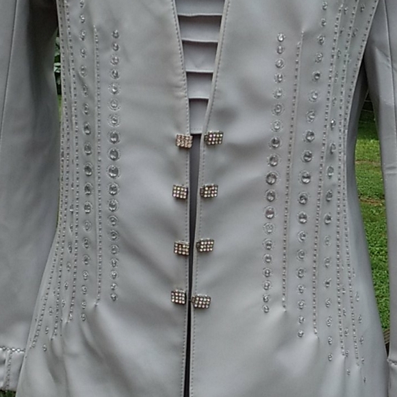 Vintage Stella Louise for KB pleather skirt set 10 - Picture 3 of 9